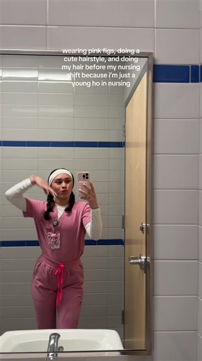 i just love getting cute for work 🎀💞#nursing #newgradnurse #registerednurse #nurselife #nursetok