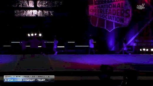 5 Star Cheer Company - Trust [2026 L1.1 Mini - PREP - D2 - Small - A] 2026 NCA All-Star National Championship