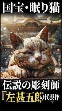 【実在した伝説】徳川家光も驚愕した日光東照宮の天才彫刻師「左甚五郎」の正体とは？#左甚五郎 #日光東照宮 #眠り猫 #江戸の職人