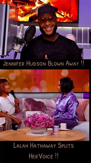 Lalah Hathaway Sings TWO Notes At Once and Shocks JHud! #shorts #singing
