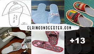 COMO HACER PANTUFLAS CON PATRÓN PASO A PASO