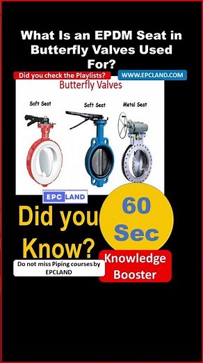 What Is an EPDM Seat in Butterfly Valves Used For?