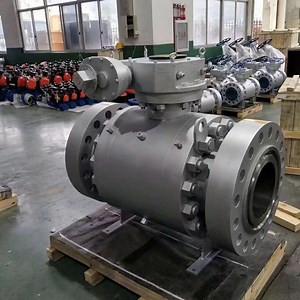 [Hot Item] ASTM A105 Class 600 API 6D RF Tunnion Mounted Ball Valve