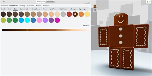 Using the site to wear / create outfits that use the skin tone slider will display an incorrect skin tone