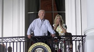 Hunter Biden, dad watch the fireworks display at the White House