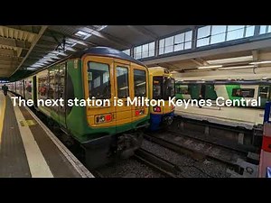 London Northwestern Railway Class 319 announcements 16/06/2023
