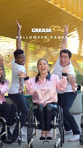 4.7K views · 988 reactions | Grease costumes? Check. Halloween vibes? Double check. Let’s dance.  Choreography by @richardelszydance #grease #greasedance #rollettesdance #wheelchairdance | Rollettes | Facebook