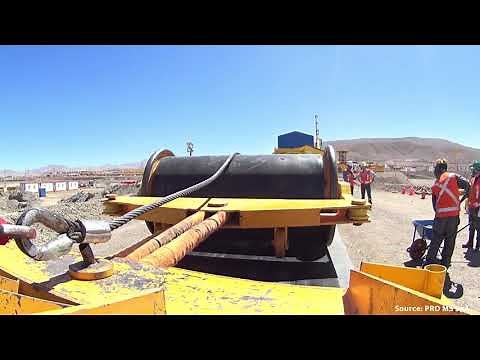 ST 10 000 Conveyor Belt - Installation in the Chuquicamata Mine in Chile