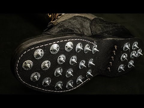 Loggers SPIKED Work Boots: How It's Made - REBUILD RESTORE