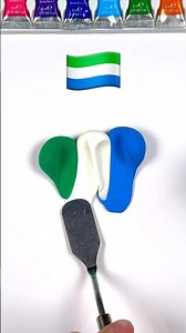 What color do mixed flags make? (part 7) - dough edition #colormixing #mixedflags #artvideos