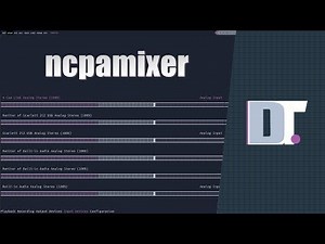 NCurses Pulse Audio Mixer (ncpamixer)