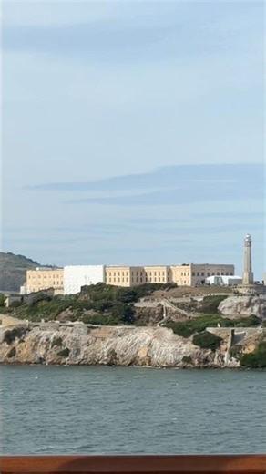 Ruby Princess sailing past Alcatraz in San Francisco 🚢