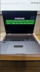 Samsung Galaxy Book4 Pro 360 U5 16gb unboxing