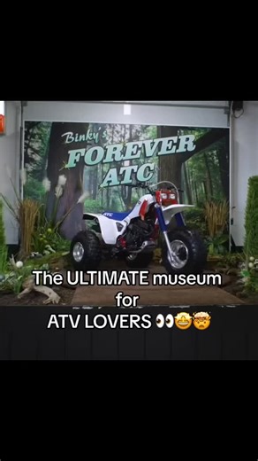 Always fun looking back at this video from Binky’s Forever ATC museum in Palmyra, VA ‼️🔥🙌🏼 You have to visit this place 👇🏼 @foreveratc 📍 #atvbigairtour #atv #mxvsatv | ATV Big Air Tour