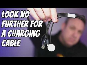 A nice tidy charging cable for traveling