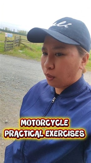 Motorcycle Practical Exercises #kamilkyngnewzealand #internationalstudents #fblifestyletyle | Kamilky ng New Zealand