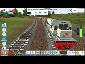 Indonesian Train Simulator | Android GamePlay | Top Galaxy Game