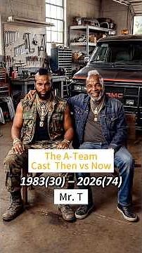 📺 7 Stars From The A-Team (1983) — Then & Now #ThenAndNow #80sTV #ClassicTV #MrT #GeorgePeppard
