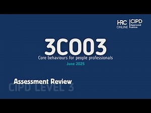 NEW - June 2025 - 3CO03 Core Behaviours for People Professionals