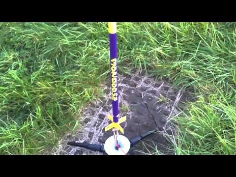 2 successful launches of my 2 staged Estes Mongoose rocket