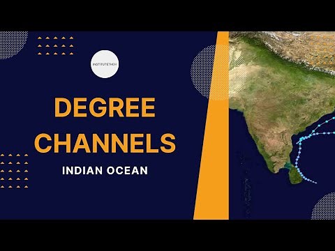 Degree Channels in the Indian Ocean l 6°, 8°, 9°, 10° and 11° channels l Geography