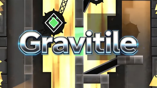 【几何冲刺. Plat】重力抛射，优质plat关——Gravitile（hard demon）
