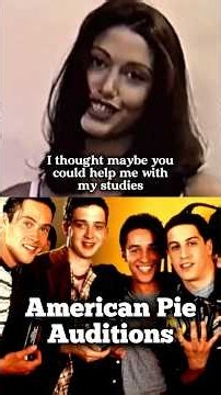Rare American Pie Auditions 1999 Before They Were Famous
