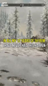 3.4M views · 15K reactions | In all my 12 years of Skyrim I have NEVER had this happen  #skyrim | Apex Gaming | Facebook