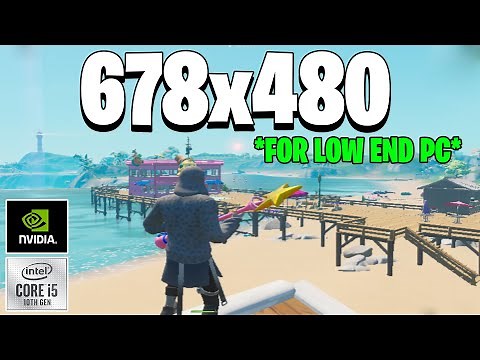 Stretched Resolution For Low End Pc of the *WEEK OF THE RESOLUTION 2 #3) Fortnite Season 7 l GoodFps