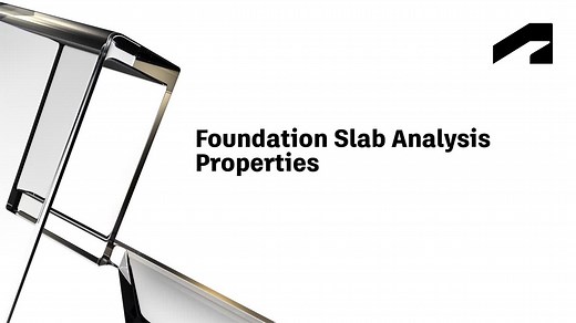 Structural floors and foundation slabs - Foundation slab analysis properties | Autodesk