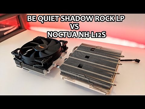 Noctua NH-L12S vs Be Quiet Shadow Rock LP - Low Profile CPU Cooler Showdown Round 2