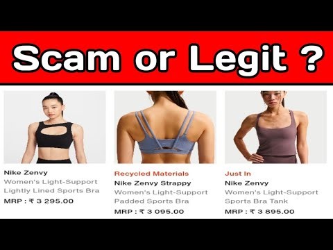 Nike Zenvy Bra Review - Legit Or Total Scam Shop?