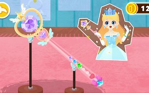 宝宝巴士儿童早教公主珠宝店，设计制作漂亮水晶权杖