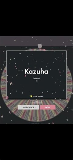 Drawing Genshin Characters but they get picked randomly: Kazuha #shorts #genshinimpact #kazuha