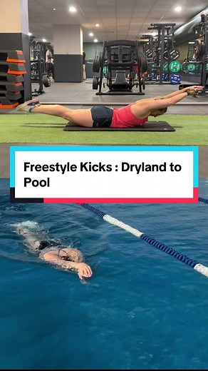 #CapCut Dryland and swimming should speak the same language. This drill isn’t about lifting higher or moving faster — it’s about body tension, alignment, and control. On land, you learn how to engage your core, glutes, and back to stay long and stable. In the water, it’s the exact same feeling: streamlined, connected, no wasted movement. If your body collapses on land, it will collapse in the pool. Train the pattern, not just the distance. Save this if you want a stronger, more efficient freesty