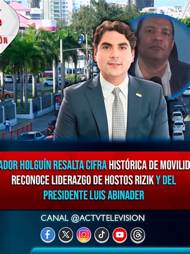 #ACTVTelevision| Salvador Holguín resalta cifra histórica de movilidad y reconoce liderazgo de Hostos Rizik y del Presidente Luis Abinader #SalvadorHolguín #HostosRizik #LuisAbinader #PresidenteAbinader #RDVial #SemanaSanta2026 #MovilidadVial #ConcienciaPorLaVida #Tránsito #RepúblicaDominicana #HilandoFinoTV