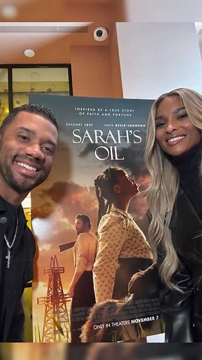 Sarah’s Oil! A story of Faith and overcoming! Sarah was the first young black female millionaire at just 11 years old! This is a movie for everyone! We are so proud to be Co-Executive producers on this project! In theaters now!! @amazonmgmstudios @whynotyouprod | Russell Wilson