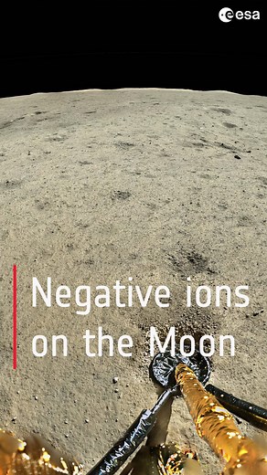 ESA - European Space Agency | Moon rocks, but make ‘em electric! 🌕⚡️ We have just detected negative ions on the Moon for the first time ever. These are atoms and... | Instagram