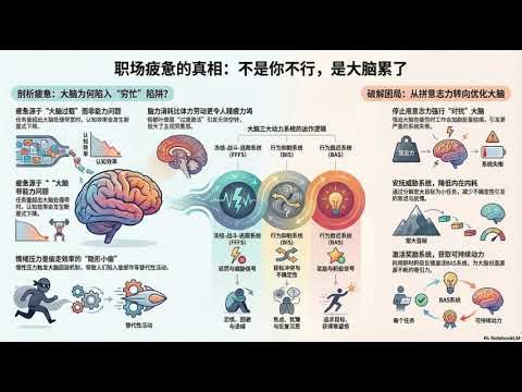第 1 章为什么现代工作让人如此疲惫（这不是懒惰）#职场脑科学 #脑力疲劳 #职业倦怠 #工作中的大脑 #高效工作