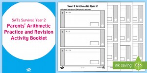 Year 2 Parents' Arithmetic Practice and Revision Activity Booklet
