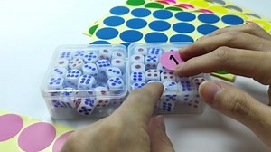 LJY 32mm Round Dot Stickers Color Coding Labels, 12 Different Assorted Colors Dot Labels, 24 Sheets