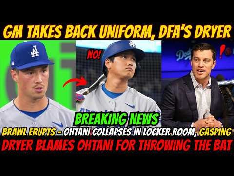 Shohei Ohtani Down After Dreyer Explodes — GM Confirms Emergency DFA After Clubhouse Brawl