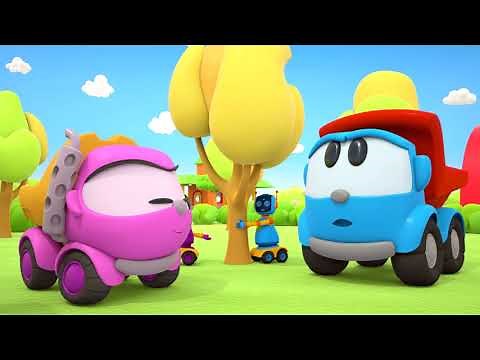 Leo the truck & new attractions for friends! Full episodes of funny cartoons for kids. Cars for kids