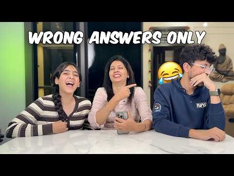 WRONG ANSWERS ONLY Challenge! (Try Not to Laugh 😂)