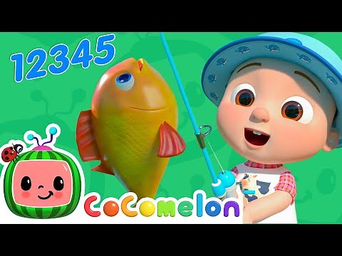 12345 Once I Caught A Fish Alive! 🐠 CoComelon Nursery Rhymes and Kids Songs | Learning ABCs & 123s