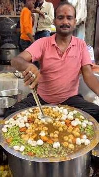 Agra ka Most famous Paper Wale 😍 Chole Kulche 🤤 Making #shorts