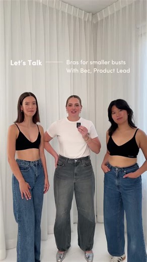 Our most popular bras for smaller busts ✨ Featuring the LYOLYTE Triangle Bralette and the Wireless T-Shirt Bra 💚 www.boody.com.au/collections/womens-bras | Boody