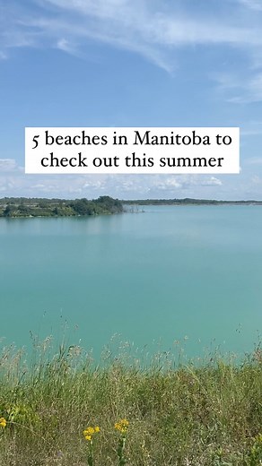 Shayna | Outdoorsy Adventures on Instagram: "5 beaches in Manitoba to check out this summer! 1. Matlock - a hidden gem on lake Winnipeg. It has a cute pier and is way less crowded than Winnipeg beach or Gimli. 🏖️ 2. Black Lake - secluded with really only people staying at the campground, hike the trail to find your own private beach 🏕️ 3. Patricia Beach - perfect place for Manitoba sunsets & always has good waves 🌊 4. Hunt Lake - this one requires a lot of effort but there’s so many little be
