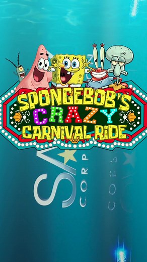 SpongeBob's Crazy Carnival Ride from Sally Dark Rides coming to Circus Circus Las Vegas and Turkey's The Land of Legends #spongebob #sallydarkrides #circuscircus #lasvegas #thelandoflegends #turkey #darkride #ridewithace #iaapaexpos