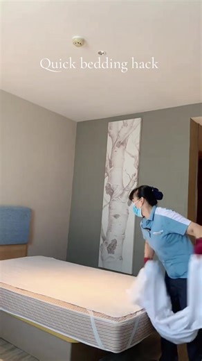 Quick Bedding Hack for Effortless Bed Making